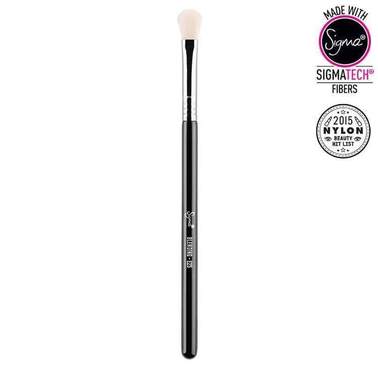Sigma E25 Blending Brush - Black/Chrome, Face Brushes, London Loves Beauty